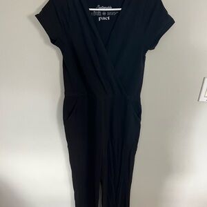 Pact Women's Elegant Black Romper